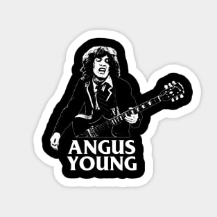 Angus Young - Engraving Style Sticker